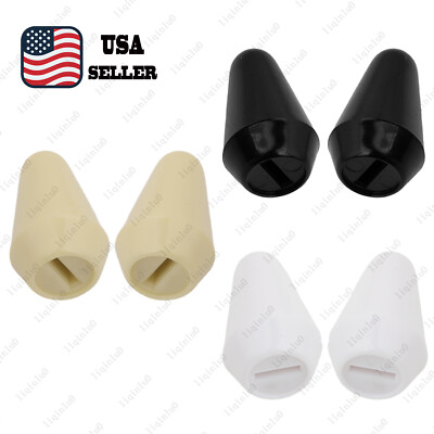 #ad Set of 2 Guitar 5 Way Switch Tip Cap Switch Knob 5mm Wide Slot for USA Strat $6.25