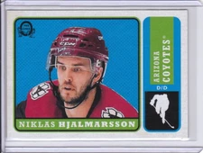 18/19 2018-19 O-Pee-Chee Retro Blank Back #353 Niklas Hjalmarsson Coyotes SSP