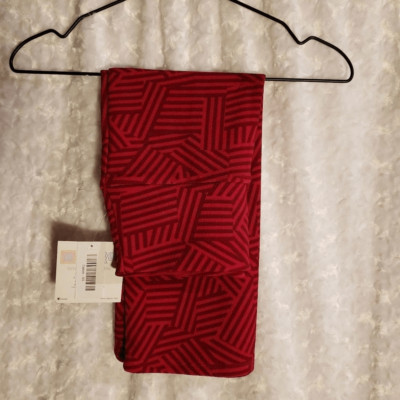 LuLaRoe Womens Red Orange Floral Cassie Pencil Stretch Skirt Plus Size