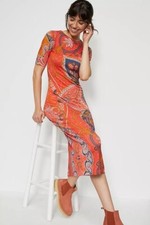 Farm Rio Anthropologie Giannina Knit Midi Dress S