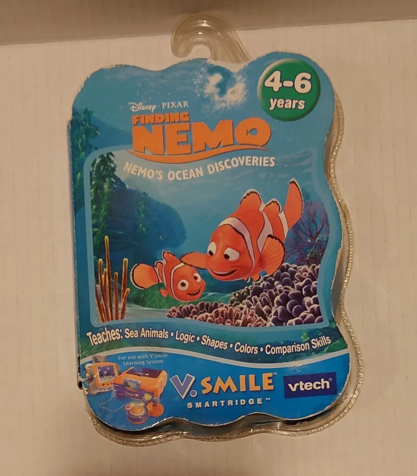 Vtech vsmile game Finding Nemo New in box but box is damaged and has wear on it - Image 2 of 4
