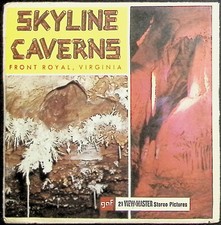 Skyline Caverns Front Royal Virginia 3d View-Master 3 Reel Packet - Full Color