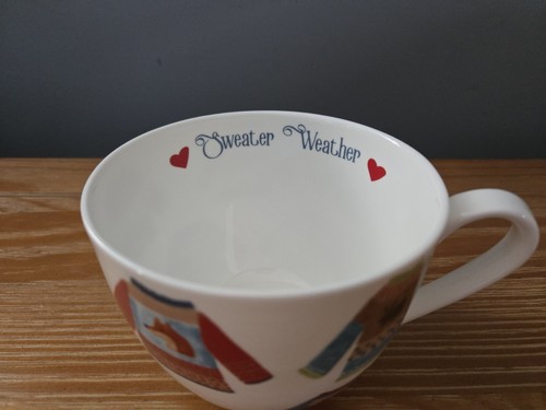 SUÉTER CLIMA Taza Café Té Taza Cosecha Verde Estudio Dachshund Corazón Zorro - Imagen 2 de 12