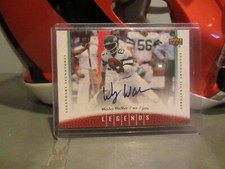 2006 Upper Deck Legends Legendary Signatures Wesley Walker Auto Jets