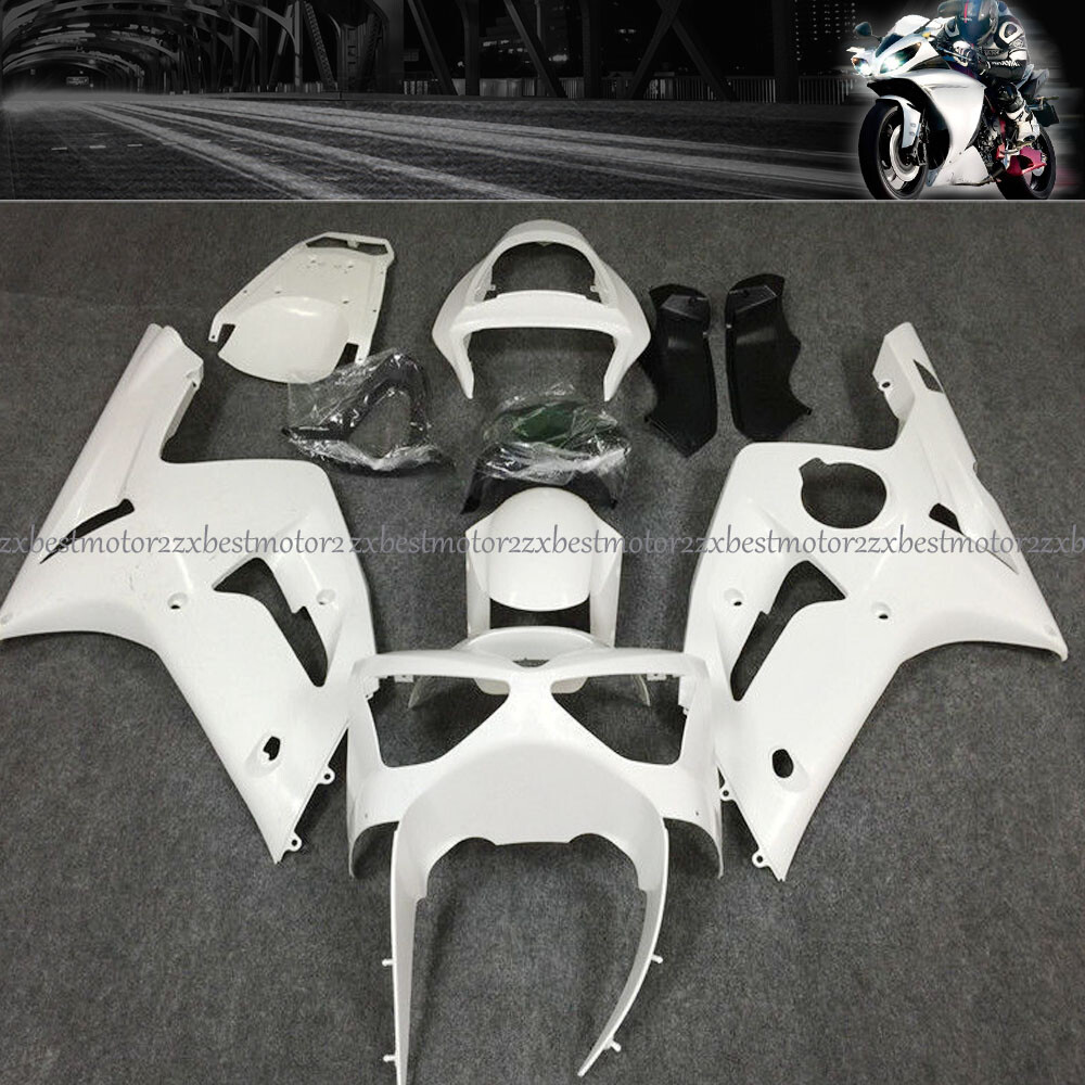 ③DMK　パーツ販売 Unpainted Fairing Kit for Kawasaki Ninja ZX6R ZX-6R ZX636 2003