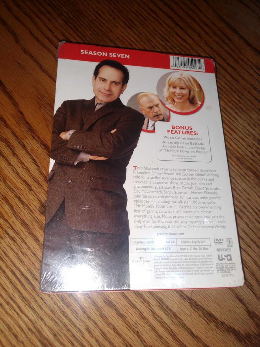 Monk: Season Seven／ [DVD] [Import] Monk - Season Seven (DVD, 2009, 4-Disc Set) | eBay