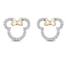 925 Sterling Silver Round Shape Simulated Diamond Stud Earrings