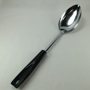Download Vintage EKCO Serving Spoon Solid Chromium Plated Black Plastic Handle USA | eBay