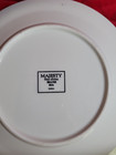 4 Majesty Bellvue Sango China Bread Plates Black White 7 1/2" Gold trim  8424 — photo 4