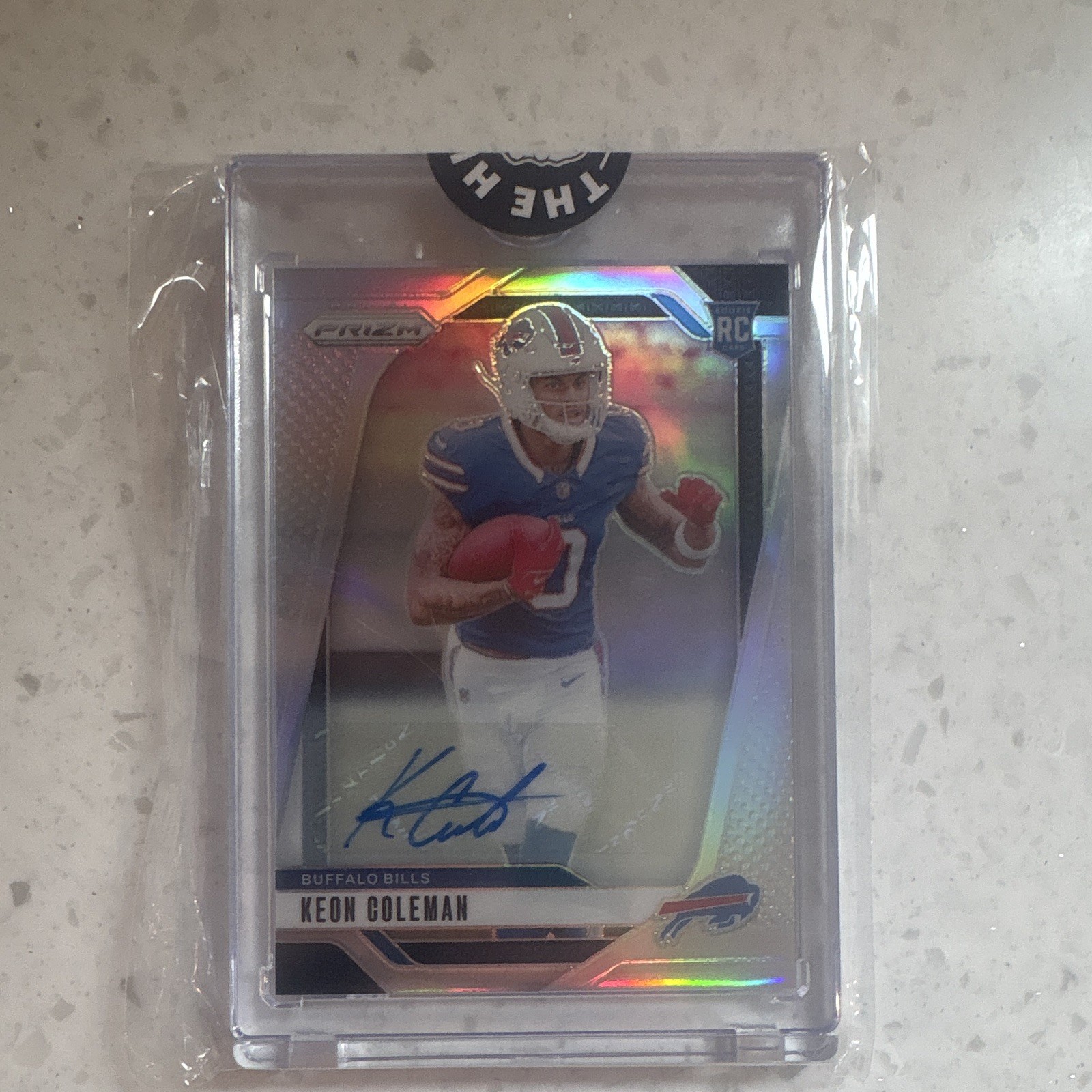 Keon Coleman Panini Prizm #362 Autograph
