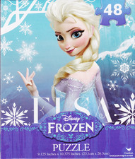 NEW Cardinal 48 Piece Jigsaw Puzzle 9.125" X 10.375"  Disney Frozen Elsa