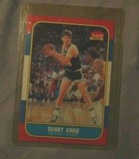 1986-87 Fleer Danny Ainge Rookie RC Set-Break #4 Nm-Mt or Better-Need Graded ! 
