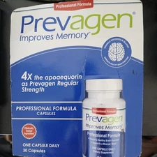 Prevagen Extra Strength 20 mg 60 Capsules Total New Factory Sealed