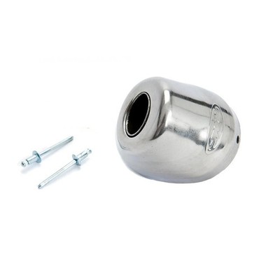 FMF Auspuff-Endkappe Powercore 2 Konisch, 28.6 mm, Edelstahl