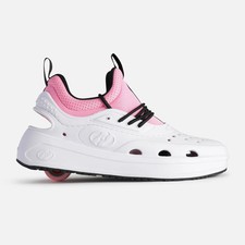 Rodillo Heelys Mujer Talla 6 Juvenil 5 UK 4 Blanco Rosa Nuevo en Caja con etiquetas