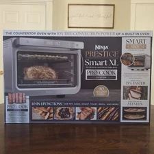 Ninja Prestige Smart XL Air Fryer & Countertop Oven Stainless Steel DT551