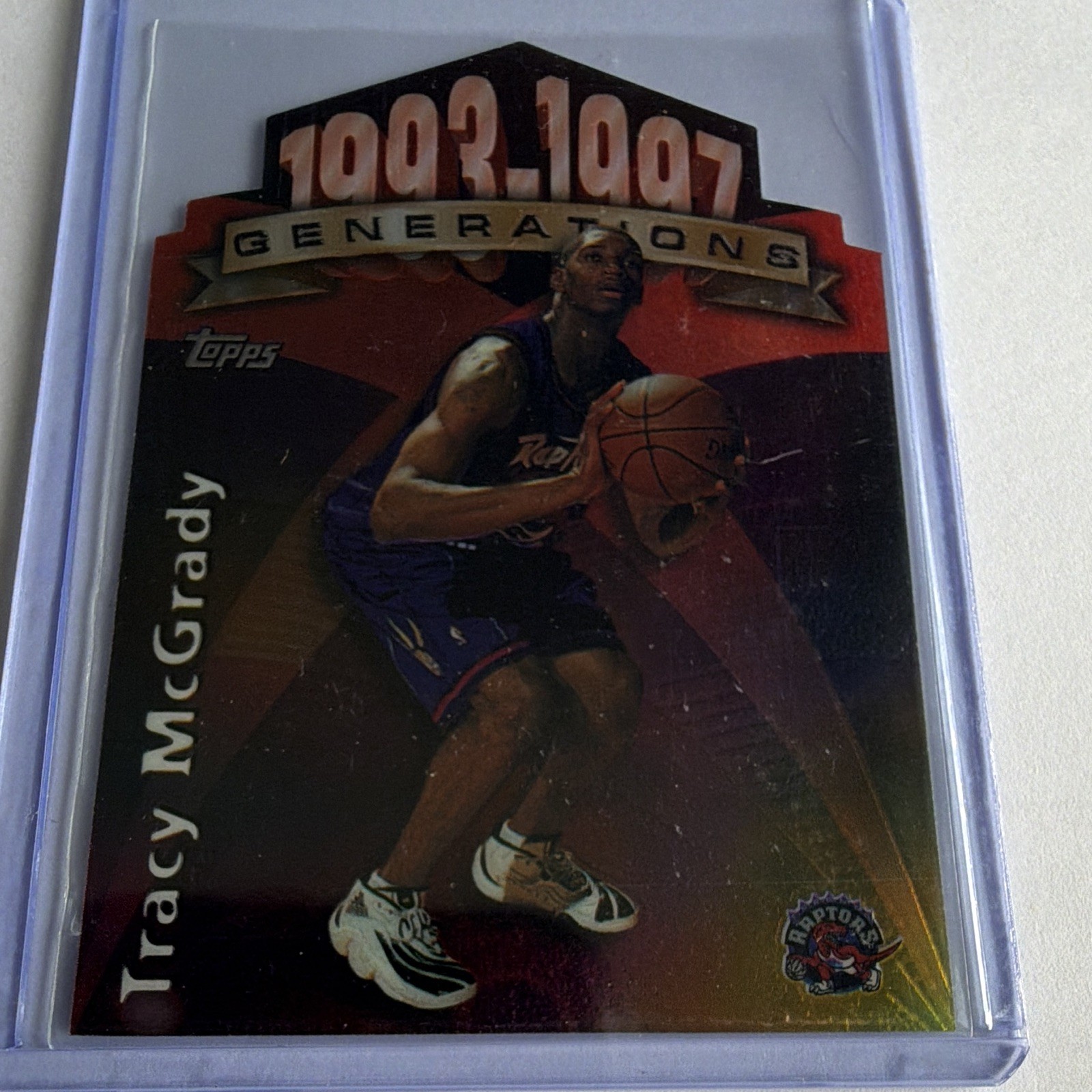 Topps 1997-98 Generations Rookie Insert #G30 Tracy McGrady Toronto Raptors
