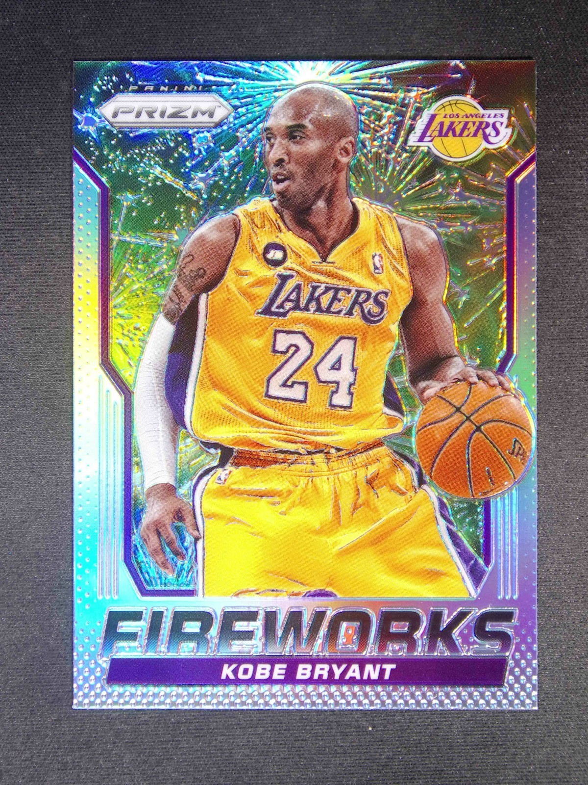 2014-15 Panini Prizm Kobe Bryant #2 Fireworks Silver
