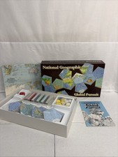 National Geographic Global Pursuit Board Game 1987 Vintage New. Pieces