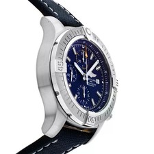 Breitling Avenger Chronograph A13317101C1X2 Blue Dial Strap Steel Men's Watch 4