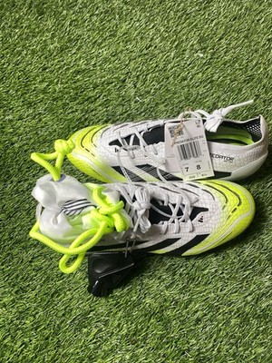 Adidas Predator Elite SG White & Lucid Lemon Soccer Cleats Sz 7 NEW JI1067 RARE