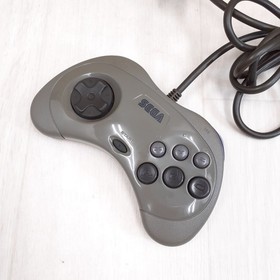 Sega Saturn white console with Hori Fighting Stick SS Virtua Gun & 5 Games Japan