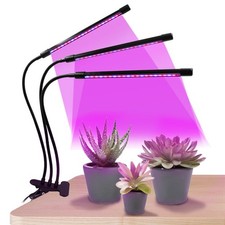 USB Full-Spectrum Grow Light For Succulents & Indoor Plants 10W Timer & Dimmable