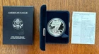 1997-P ONE OUNCE SILVER AMERICAN EAGLE ONE DOLLAR PROOF COIN W/ BOX & COA