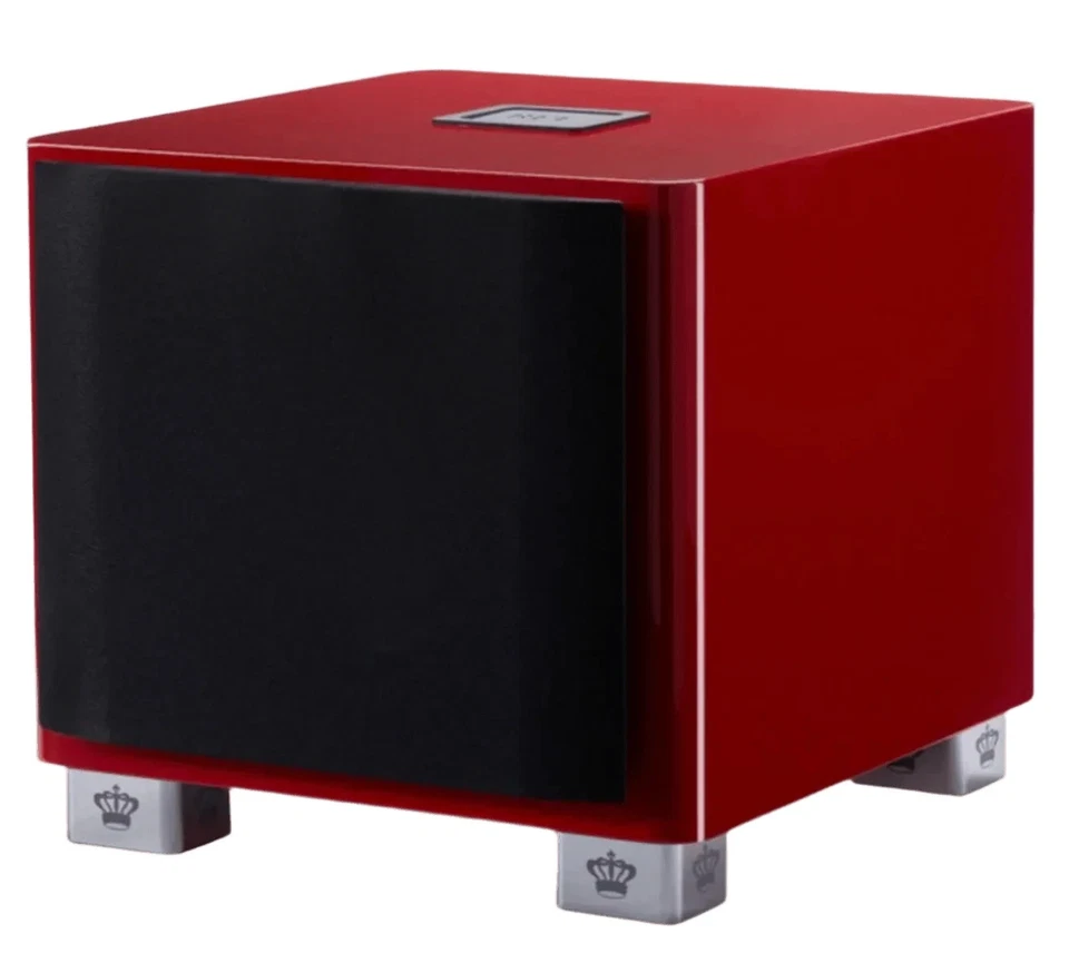 REL T9x RED- Active Subwoofer, High Gloss Red Finish - Bild 1 von 3