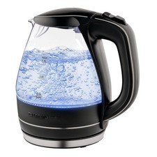 Sleek 1.5L Electric Kettle - Illuminated Glass Design with Auto Shut-Off Safety