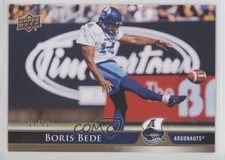 2021 Upper Deck CFL Gold 5/50 Boris Bede #71 l5j