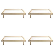 4X  Pasta Drying Rack, Noodle Dryer Natural Wood Noodle Drying6689