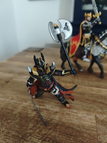 Seigneur Chevalier Roi Cavalier Chevaux Dragon 🐉 Schleich Et Papo De 2000.... - Imagen 3 de 22