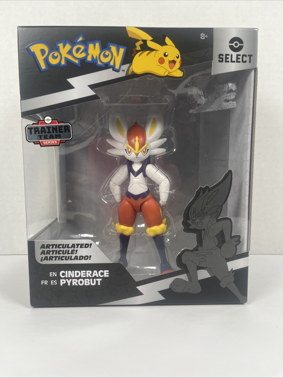 Pokemon Select CINDERACE 6” Figure Trainer Team Series