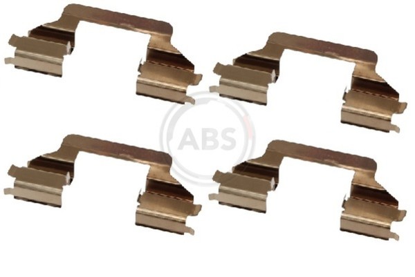 A.B.S. ZubehöRsatz Scheibenbremsbelag 1656Q FüR C6 9U 607 SW 407 9D Peugeot Hdi-image