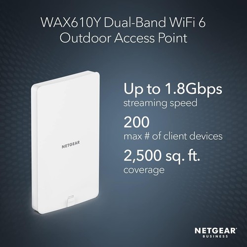 NETGEAR Outdoor WiFi Extender (WAX610Y), Outdoor Wireless Access Point, WiFi 6 D - 第 9/10 張圖片