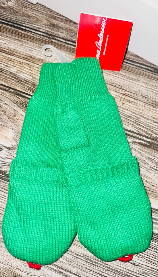 Juego de guantes Hanna Andersson convertibles manoplas dragón MEDIANO NUEVO CON ETIQUETAS Foto 2 de 2