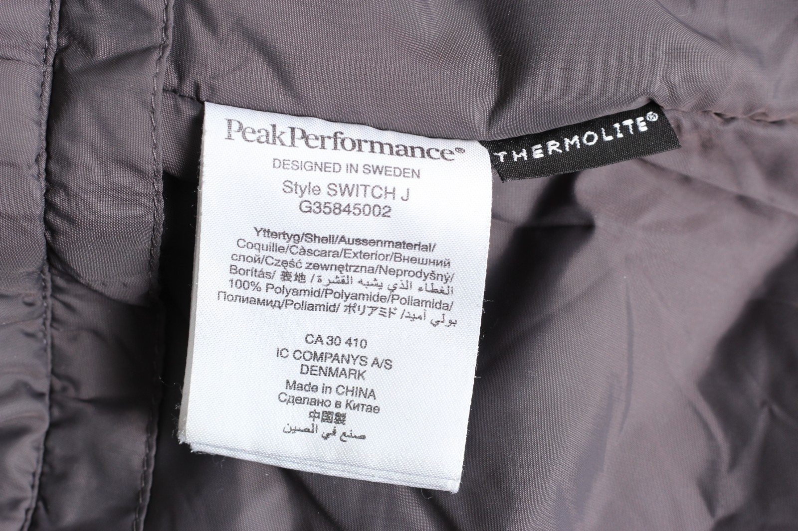 PEAK PERFORMANCE SWITCH Hooded Ski Jacket Men Siz… - image 9