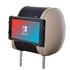 Car Headrest Mount Silicon Holder for Game Machine Nintendo Switch and Black
