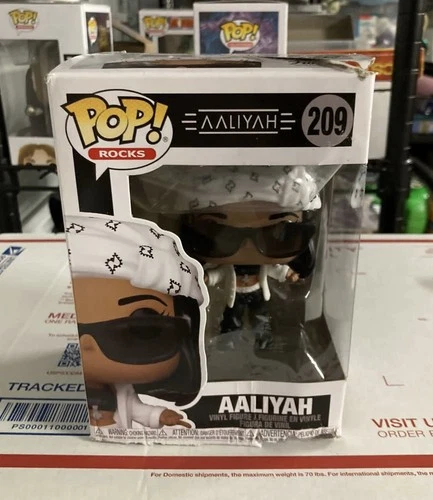 Funko Pop! Rocks - Aaliyah #209 - VAULTED - RARE - Bad Box - NEW