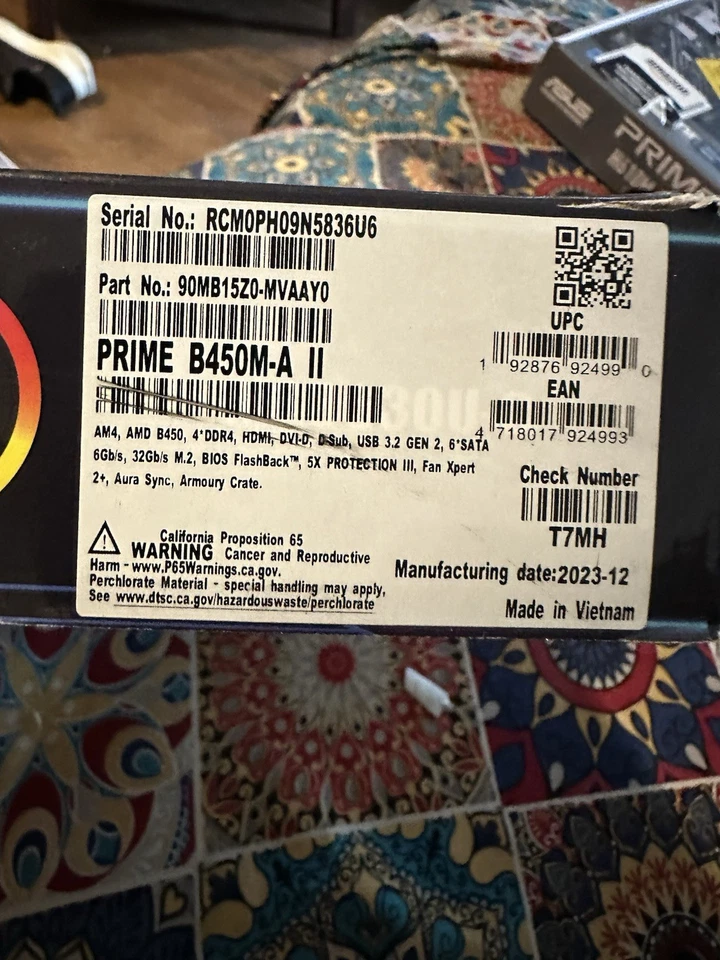 Prime Motherboard B450m- AII ASUS with Am4 Socket And HDMI Ports - Image 2 of 4