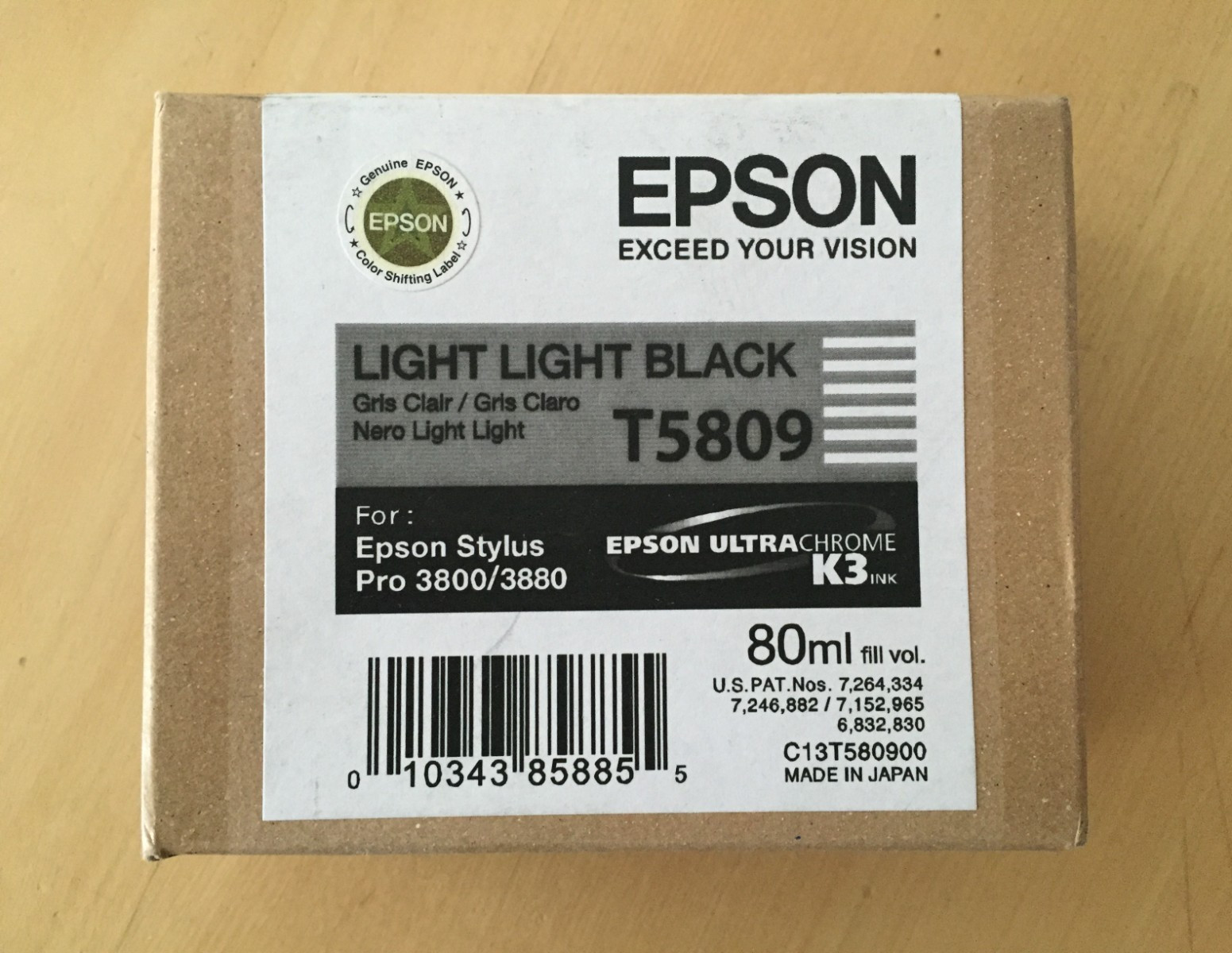 Epson Singlepack Light Light Black T580900 - Image 7