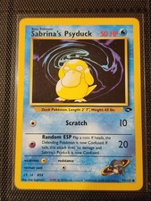 Pokemon TCG: Sabrina's Psyduck 99/132 Gym Challenge Regular NM Card
