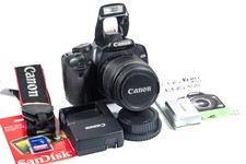 Canon EOS Rebel XSI 450D 12.2MP DSLR Camera w EF-S 18-55mm IS Lens Low SC C905