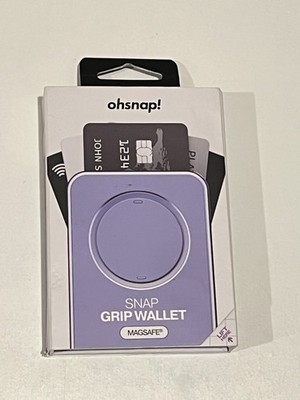 OhSnap Snap Magnetic MagSafe Phone Grip RFID Card Wallet - Crushed Orchid