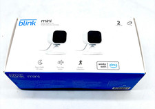 Blink Mini Indoor Plug In HD Smart Security Cameras w/ 2 Way Audio