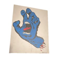 Santa Cruz Skateboarding Screaming Hand Painting