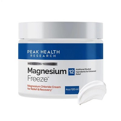Magnesium - Freeze Topical Magnesium Creme with Niacinamide for Joints, Low B...