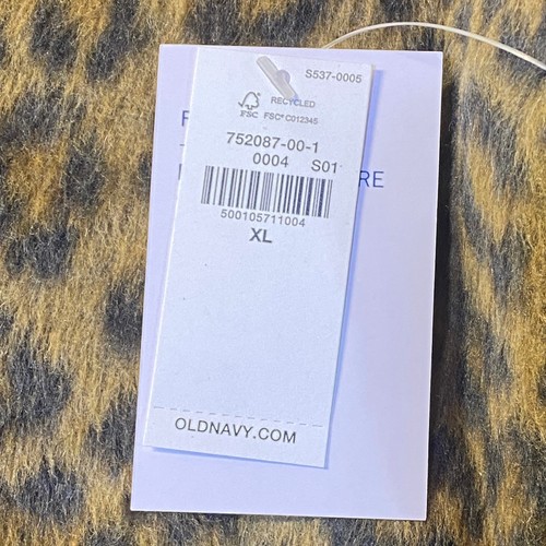 Giacca trench stampa leopardata donna XL boho hippie look a strati grunge elegante NUOVO - Foto 6 di 10
