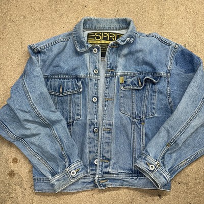Vintage Esprit Denim Jacket 100% Cotton Size Medium
